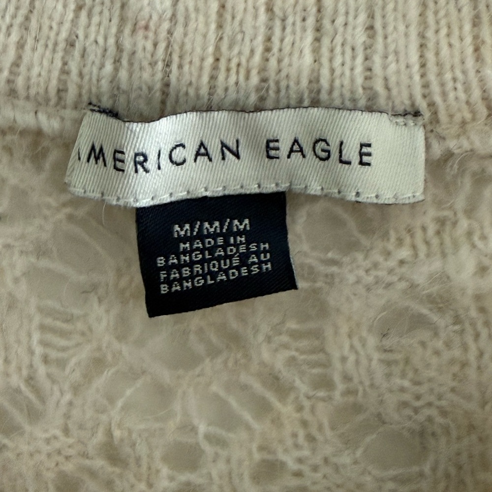 Elegant Cream Lace Women's Sweater - Picture 5 of 5